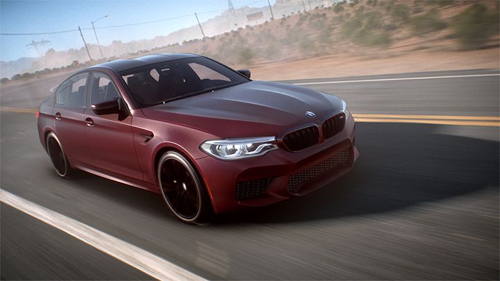 Illustration de l'article sur BMW M5 dans Need for Speed Payback