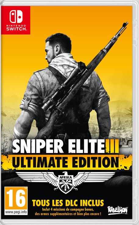 Retrouvez notre TEST :  Sniper Elite 3 Ultimate Edition - Nintendo Switch