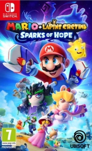 Retrouvez notre TEST : Mario + The Lapins Crtins Sparks of Hope