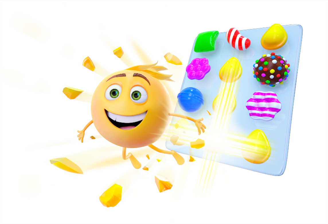 Illustration de l'article sur Candy Crush Saga aux couleurs du Monde Secret des Emojis