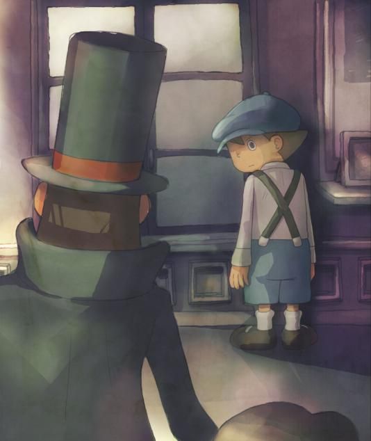 Illustration de l'article sur Professeur Layton et l'Appel du Spectre