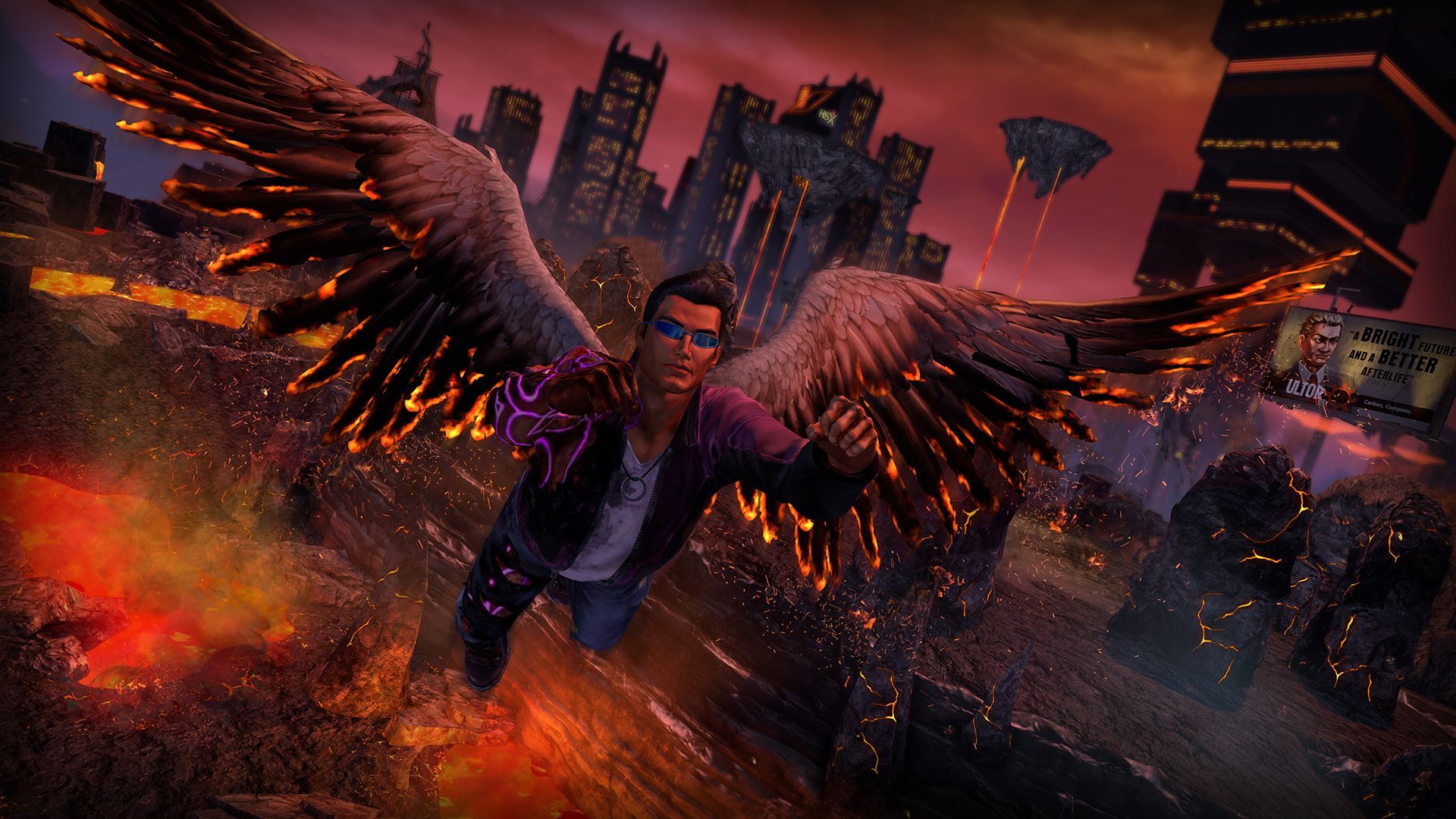 Illustration de l'article sur Saints Row: Gat out of Hell Les voix des Saints