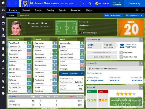 Illustration de l'article sur Football Manager 2016  la date de sortie dvoile