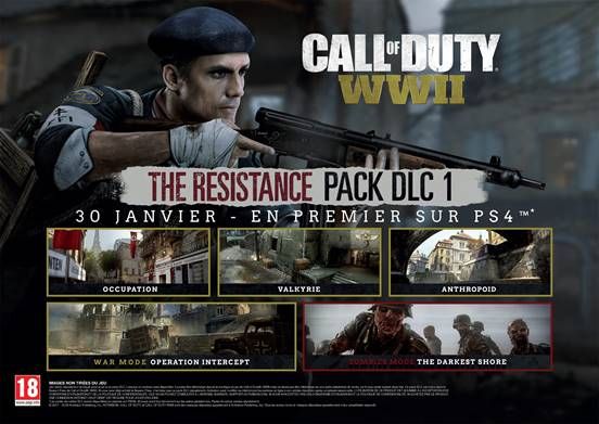 Illustration de l'article sur Call of Duty: WWII The Resistance 
