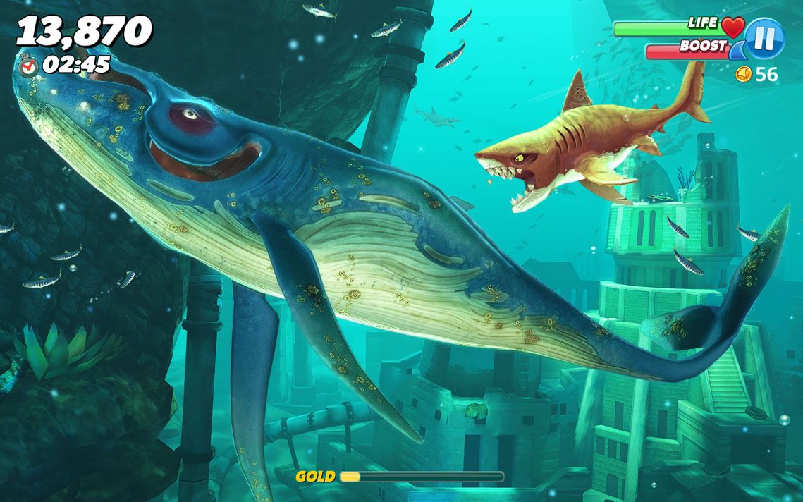 Illustration de l'article sur Hungry Shark Worldarrive sur consoles