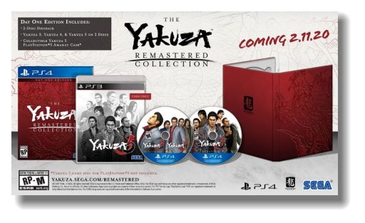 Illustration de l'article sur The Yakuza RemasteredCollection arrive sur PS4