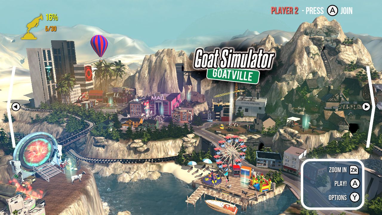 Illustration de l'article sur Goat Simulator: The GOATYest disponible sur Switch