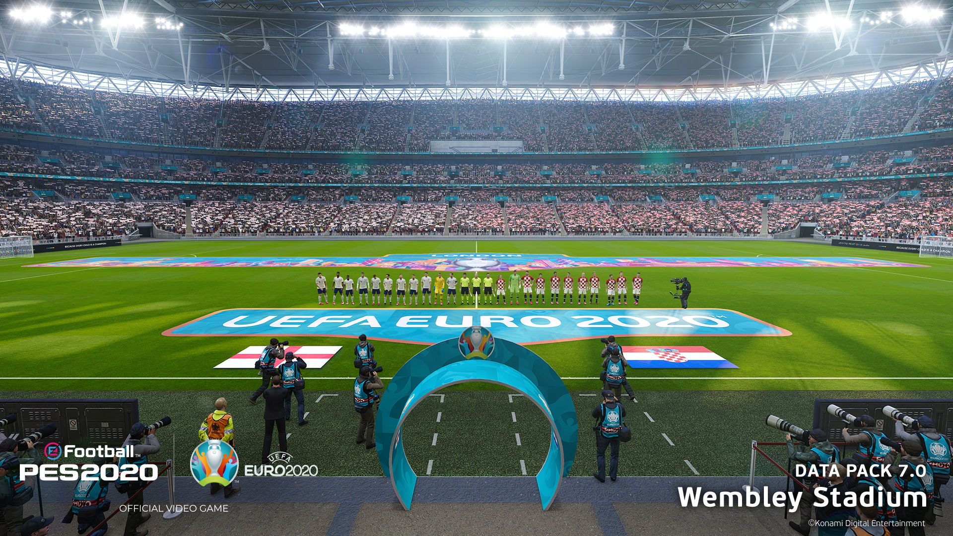 Illustration de l'article sur eFootball PES 2020 : mise--jour UEFA EURO 2020