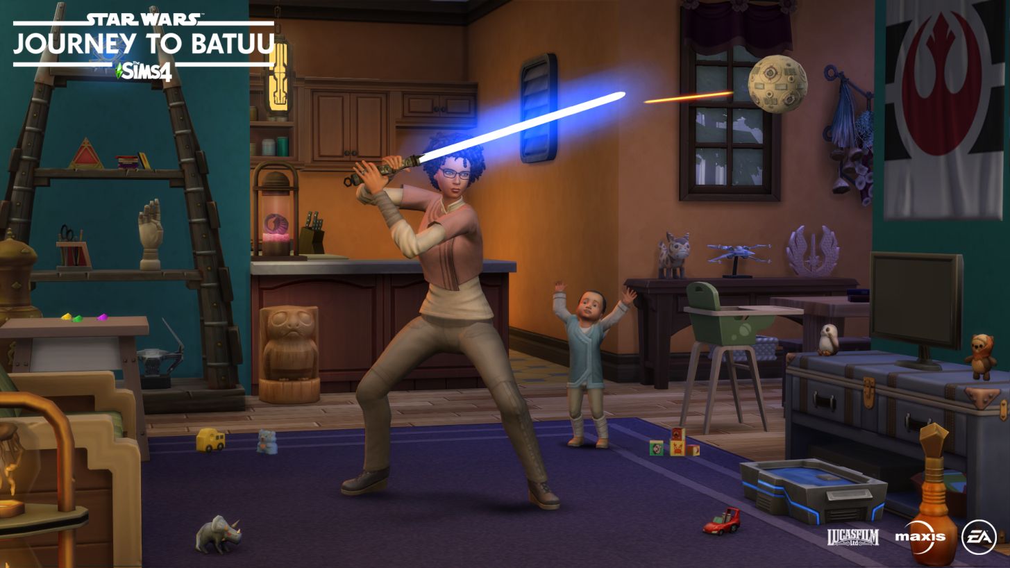 Illustration de l'article sur Les Sims 4 Star Wars : Voyage sur Batuu