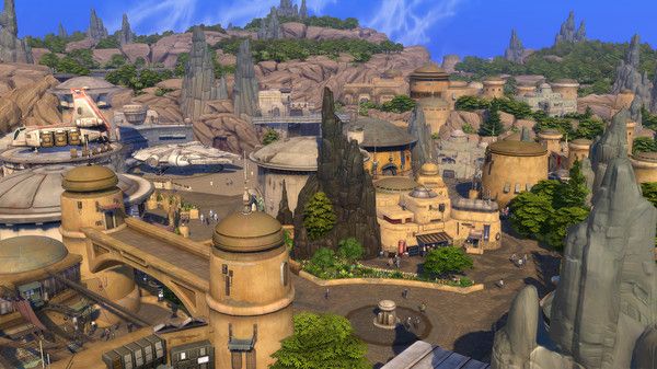 Illustration de l'article sur Les Sims 4 Star Wars : Voyage sur Batuu