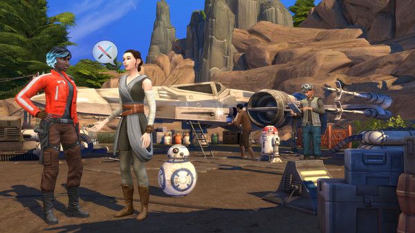 Illustration de l'article sur Les Sims 4 Star Wars : Voyage sur Batuu