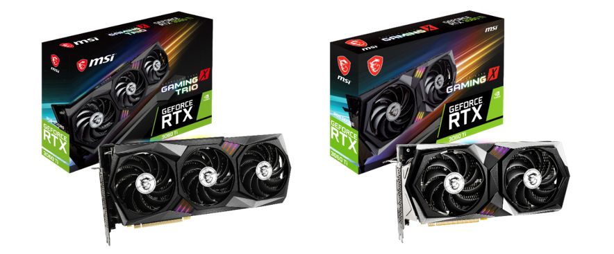 Illustration de l'article sur MSI dvoile ses nouvelles cartesNVIDIA GeForce RTX 3060 Ti