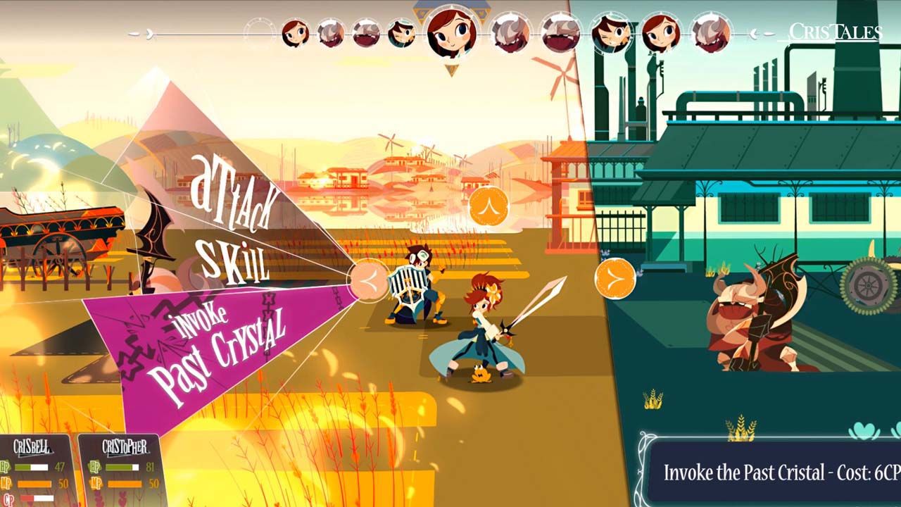 Illustration de l'article sur Cris Tales : trailer de gameplay