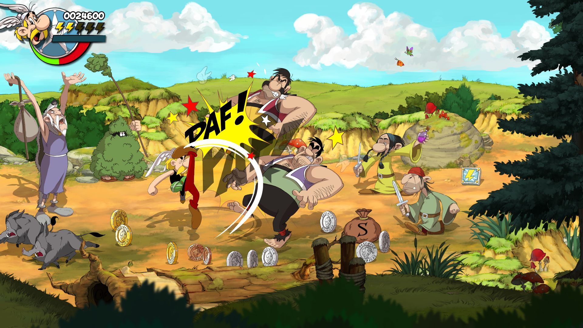 Illustration de l'article sur Microids dvoile Astrixet Oblix : Baffez-les Tous !