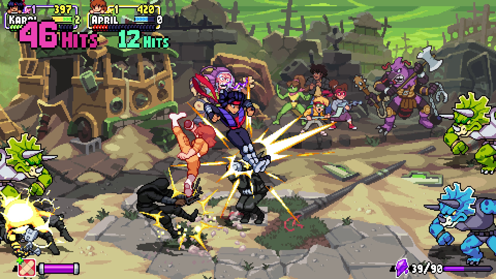 Illustration de l'article sur TMNT: Shredders RevengeDimension Shellshock arrive !