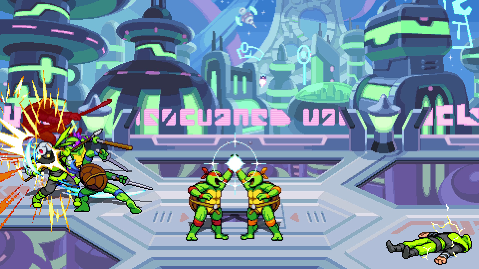 Illustration de l'article sur TMNT: Shredders RevengeDimension Shellshock arrive !