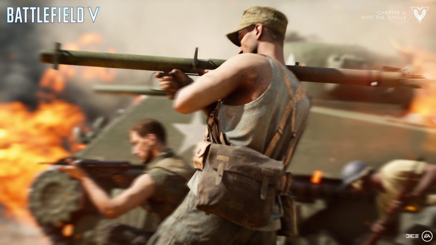 Illustration de l'article sur Battlefield V Chapitre 6 :Dans la Jungle sort le 6 fvrier