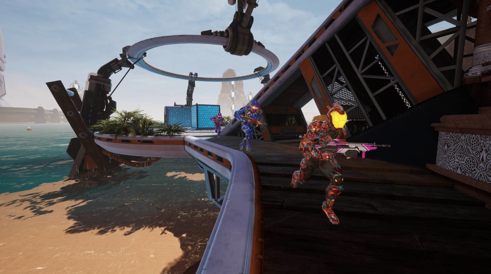 Illustration de l'article sur Nouveau projet Unreal Engine 5dans l'univers de Splitgate